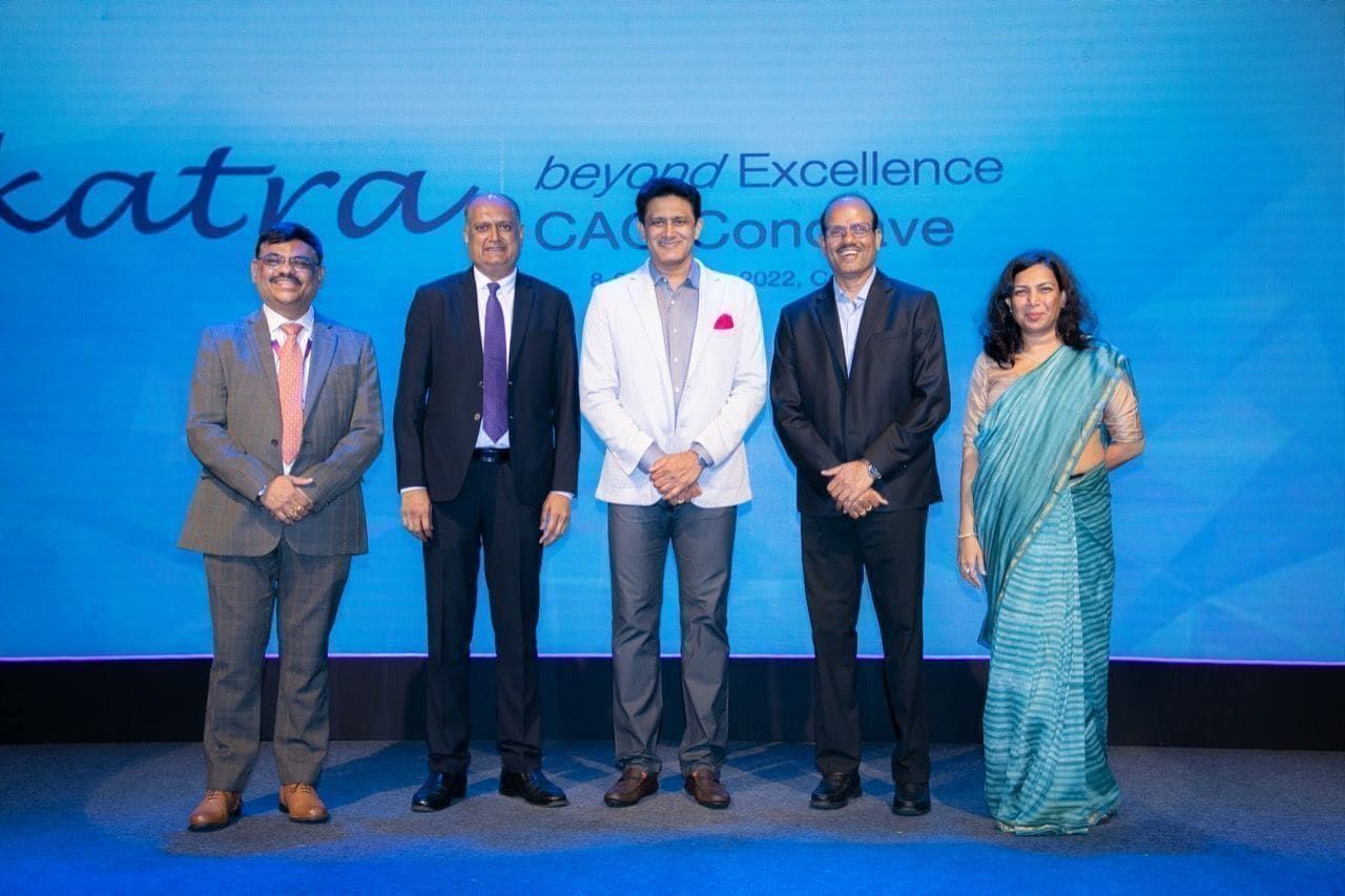 Leadership lineup on stage at the SBI Beyond Excellence CAO Conclave