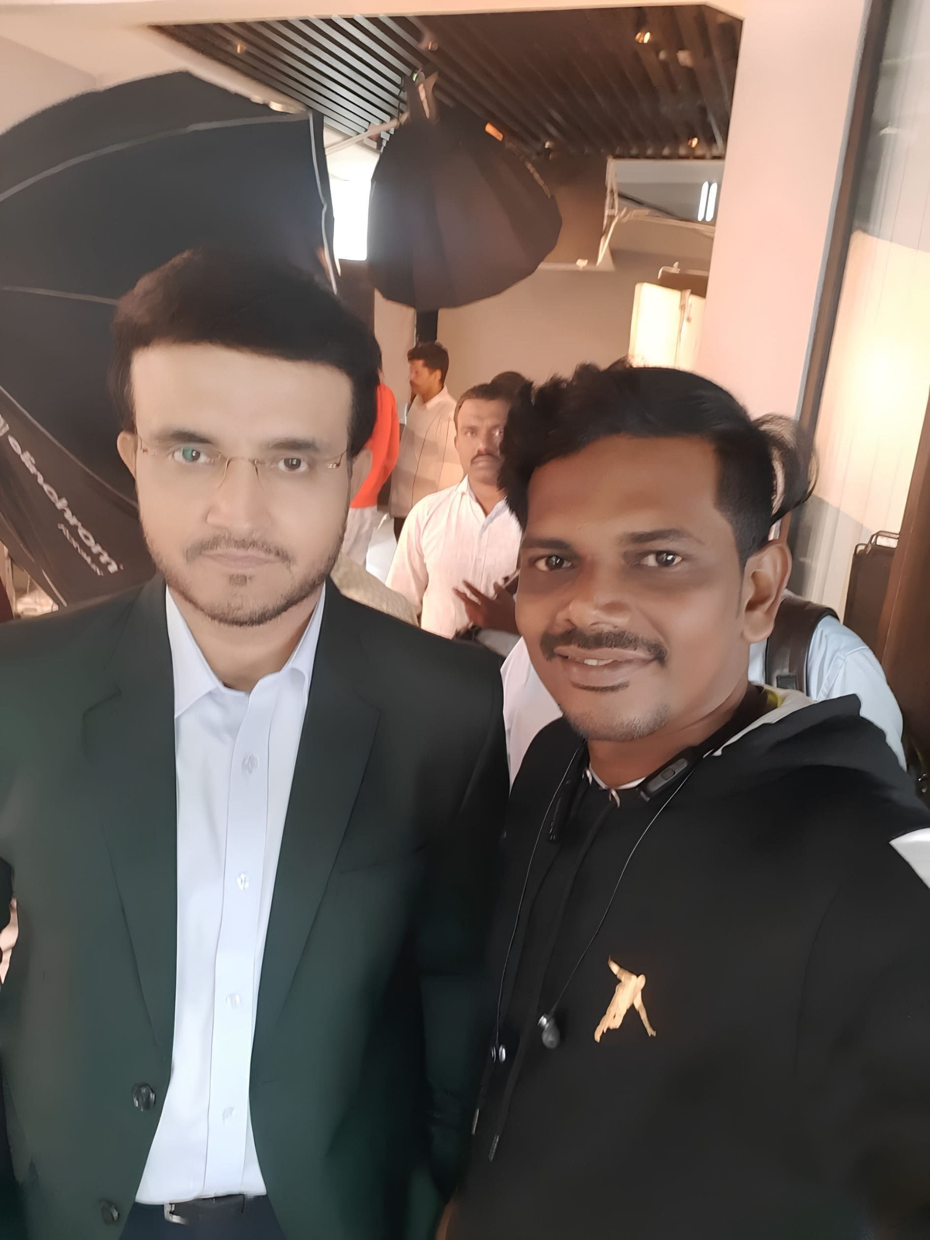 Sourav Ganguly with Unleashing Champions